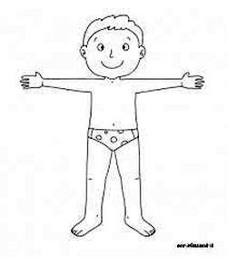 schema corpo umano, corpo umano per bambini, tessere corpo umano
